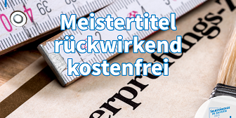 Meistertitel kostenfrei